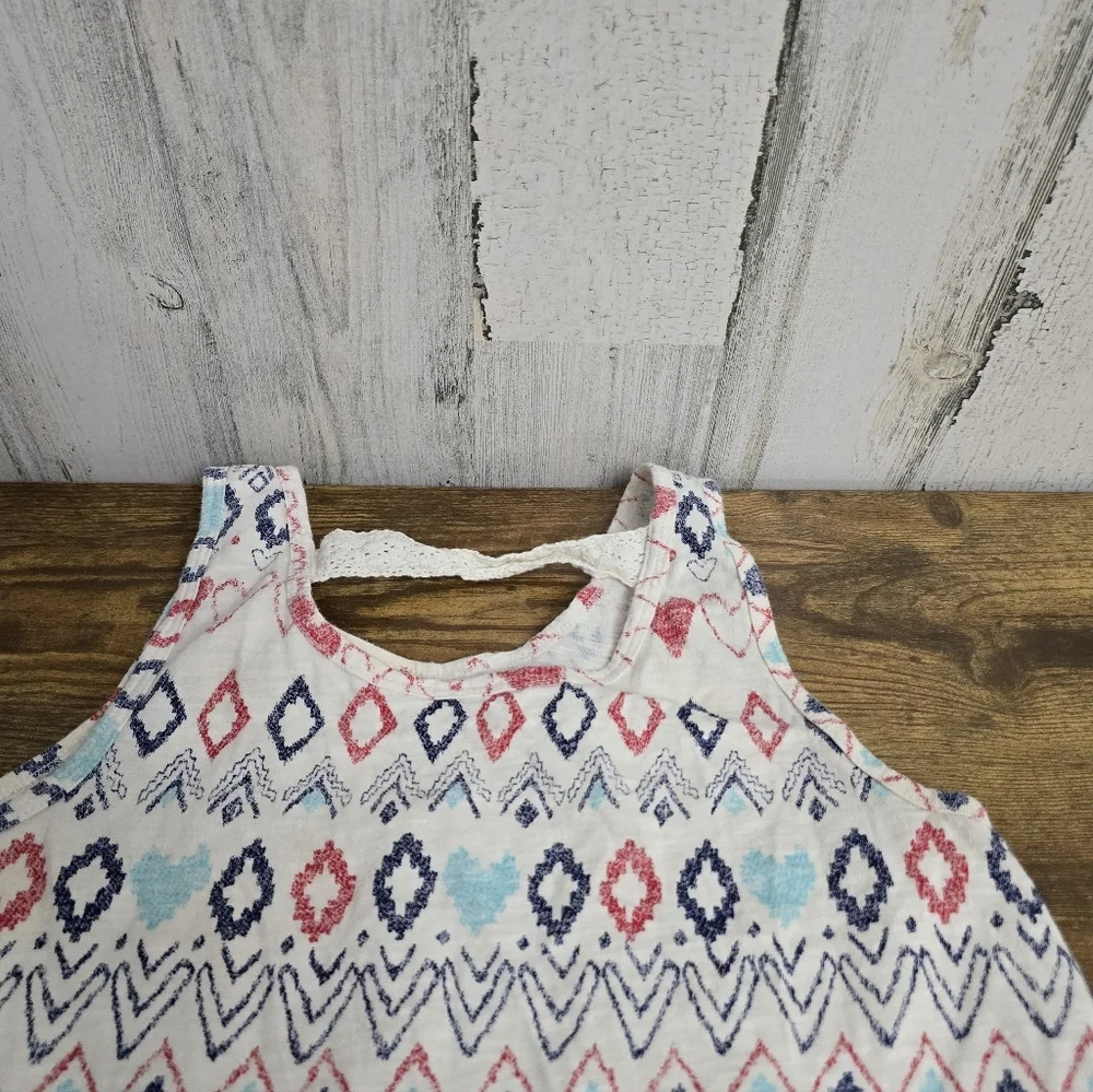 Mudd Multicolor Patterned Tank Top Girls Size 14